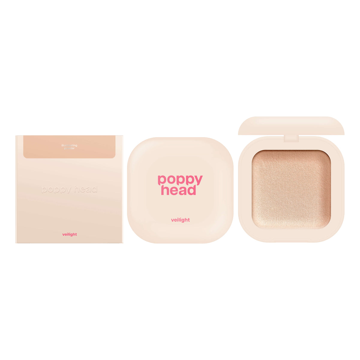 veilight Wypiekany puder rozświetlający 5903843265481_5 Poppy Head